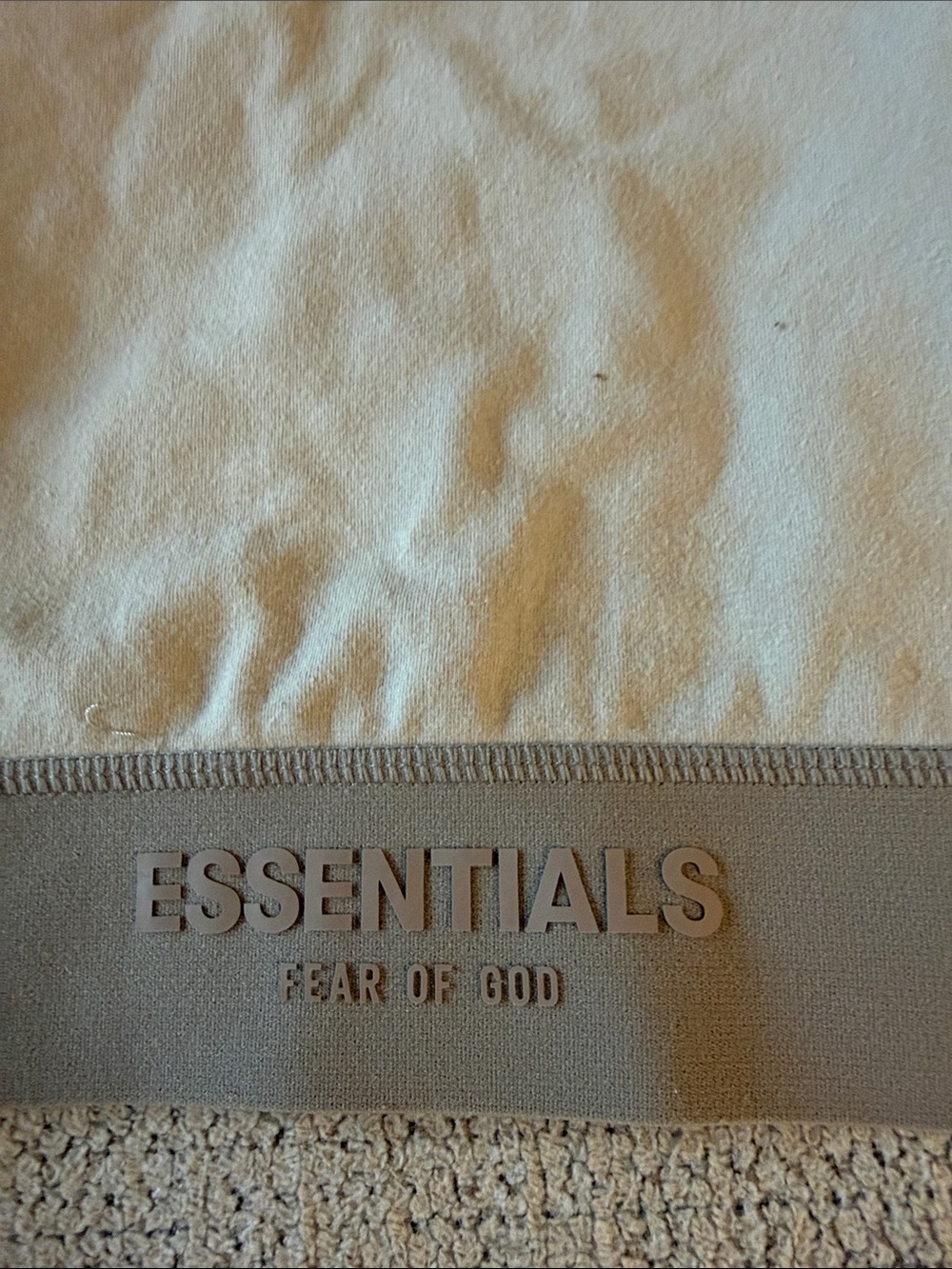 ESSENTIALS Neutral Beige Ribbed Hem Cropped Tank - Picture 4 of 8